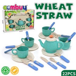 CB996377-CB996388 - Household tableware pretend play house game wheat straw kids kitchen picnic toy