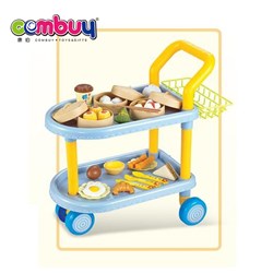 CB996615 - Children pretend play breakfast kids cart kitchen trolley toy