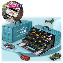 KB000035 - Storage box diecast alloy carry car container truck model toy
