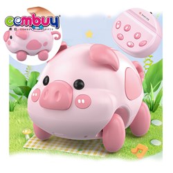 KB002316 - Remote control music learn to crawl interactive smart animal toy rc cartoon pig