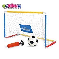 KB002538 - Kids sport toy set small soccer goal door metal football gate