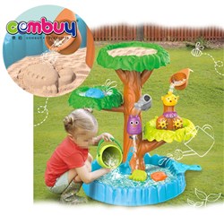 KB003166 - Tree water table sand plastic summer beach toy set for kids