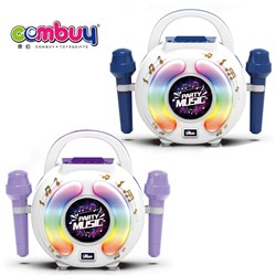 KB004423-KB004424 - Sound box sing music karaoke kids toy speaker with colorful light