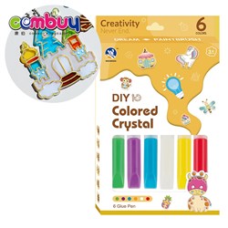 KB006578 - DIY craft kids pendant rubber color crystal baking glue painting