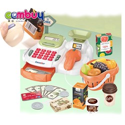 KB007037-KB007040 - Electric lighting music interactive supermarket game kids toy cash register