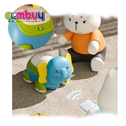KB007850 - Learn climb elephant musical remote control rotating toys baby projector car