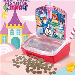 KB007947-KB007949 - Table game home cartoon mini coin pusher machine for kids