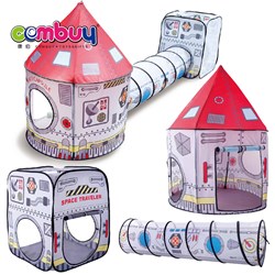 KB012296 - Playhouse pop up indoor outdoor foldable play tunnel kids tent