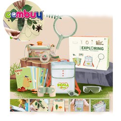 KB012868-KB012869 - Exploring collect drawing backpack set camping kids adventure toy