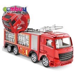 KB013426 - Electric lighting musical return fire sprinkler 1:40 toys diecast truck alloy