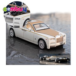 KB013428-KB013429 - Simulation return alloy vehicle model lighting musical 1:24 toy alloy model car