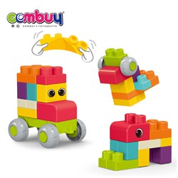 KB014037-KB014040 - DIY rubber building kids elastic baby plastic toys soft blocks