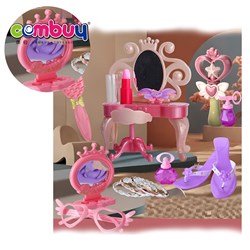 KB014138 - Pretend play game little princess jewelry girl makeup set toy kit