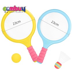 KB015034-KB015035 - Outdoor sport game interactive comfortable handle kids badminton racket toy