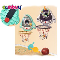 KB017874 - Sport game hanging 4 in 1 toss ring tennis table racket hoop basketball board toy