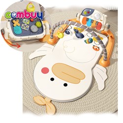 KB018864 - Cute duck baby fitness large blanket stand toy musical foot piano mat for toddlers