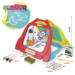 KB020793 - Rocket stand 3 side table painting children's drawing board