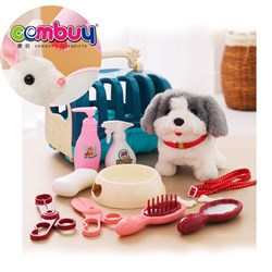 KB020953-KB020984 - Electric pet cage dog rabbit dressing up doctor walking sound plush stuffed animal toys