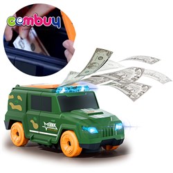 KB023723 - Flying money shooter toy super electric spew cars cash bank