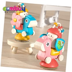 KB024731-KB024732 - Funny baby push car suction cup dining table game rocking horse toy kids
