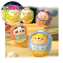 KB024740-KB024743 - Cute animals 360 rotating musical roly poly toys baby shaking tumbler