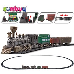 KB025876 - Electric classical car diy assembly rail game railway train track set toy