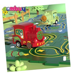 KB026390-KB026395 - Educational changeable rail car sliding toys diy puzzle vehicle track set