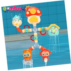 KB026672-KB026674 - Cute pet turning rotating game bathing tube shower pipes bath toys