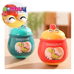KB030428-KB030429 - Cute dragon 360 swing shaking musical baby tumbler roly poly toy