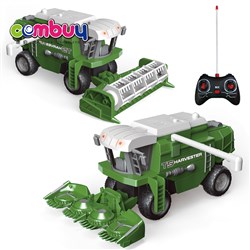 KB031569 - Harvester truck green car plastic toy engineering rc farm tractor