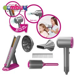 KB033649-KB033657 - Fashion dressing dryer splint realistic electric hair salon toy set