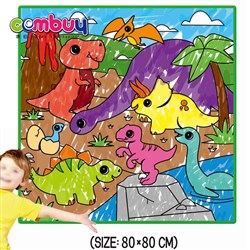 KB033705-KB033716 - Washing canvas drawing mat toy set education color kids doodle