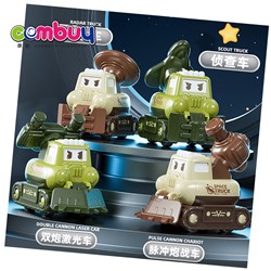 KB034705-KB034706 - Simulation military car steering wheel sliding cute press truck toy