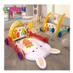 KB035657 - Infant sitting crawling 2 in 1 push walker music pedal toys baby piano play mat