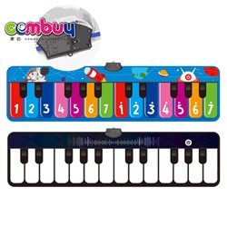 KB038145-KB038146 - Infant electric lighting musical blanket fourteen key piano keyboard mat toy