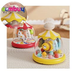 KB040275-KB040276 - Cute animals play rotating tumbler baby button pressing toy