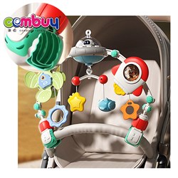 KB040279-KB040281 - Electric lighting cotton rattle rotating hanging baby bed bell music toy