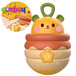KB040447 - Cute educational musical roly poly baby toys rolling tumbler