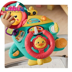 KB043047 - Toddler activity game learning study musical lighting baby mini steering wheel toy