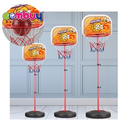 KB045047-KB045049 - Sport game dual purpose wall mounted adjustable iron hoop toys kids basketball ball rack