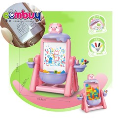 KB047545-KB047546 - Plastic education bricks children toy colour easel drawing board cheap