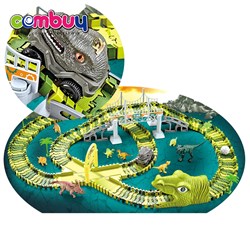 KB050669-KB050672 - Road race sret flexible assemble slot park dinosaur car track