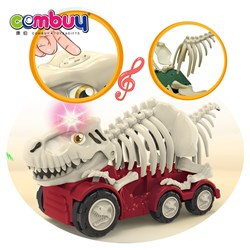 KB051128-KB051133 - Bones truck music light sliding inertia mini dinosaur cars toys