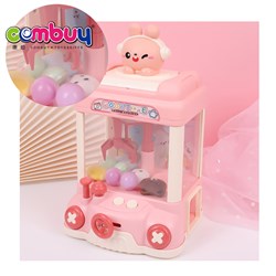 KB051802 - Electric automatic music lighting steering wheels toys mini doll claw game machine