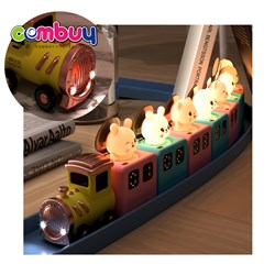 KB053294 - Cartoon train compartment induction lift musical lighting kids sensory light toys