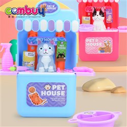 KB053670-KB053675 - 2in1 luggage pet care pretend play game toy suitcase for kids