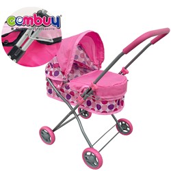 KB053811-KB053814 - Indoor pretend play kids push dolls cart iron toy baby carrying trolley