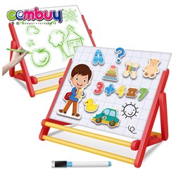 KB054041 - Fluorescence double sided magnetic write toddler drawing board
