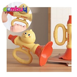 KB054589 - Cartoon instrument blow trumpets kids playing plastic toy musical horn