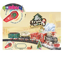 KB058228-KB058238 - Double spray stepless speed regulation remote control toys christmas track train